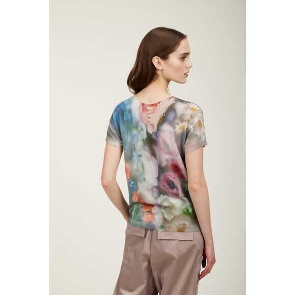 Twin set con stampa Rugiada double use