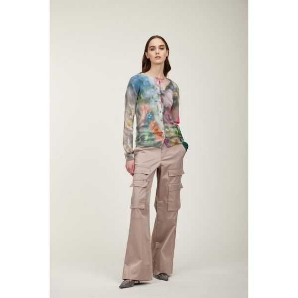 Korean jacket with Rugiada print double use