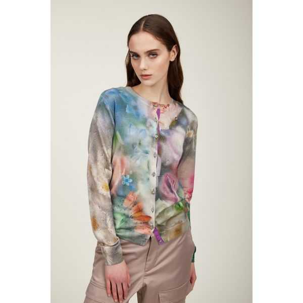 Korean jacket with Rugiada print double use