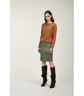 Maglia girocollo rigato