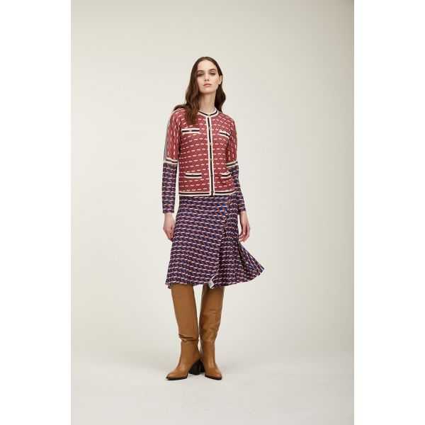 Giacca chanel con stampa Cinture