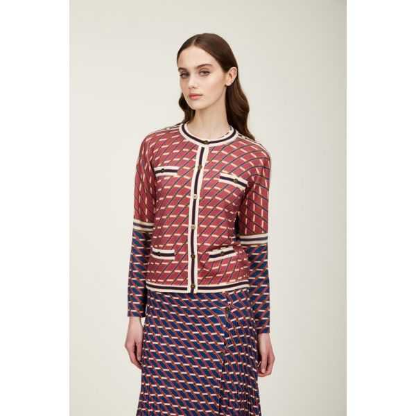 Giacca chanel con stampa Cinture
