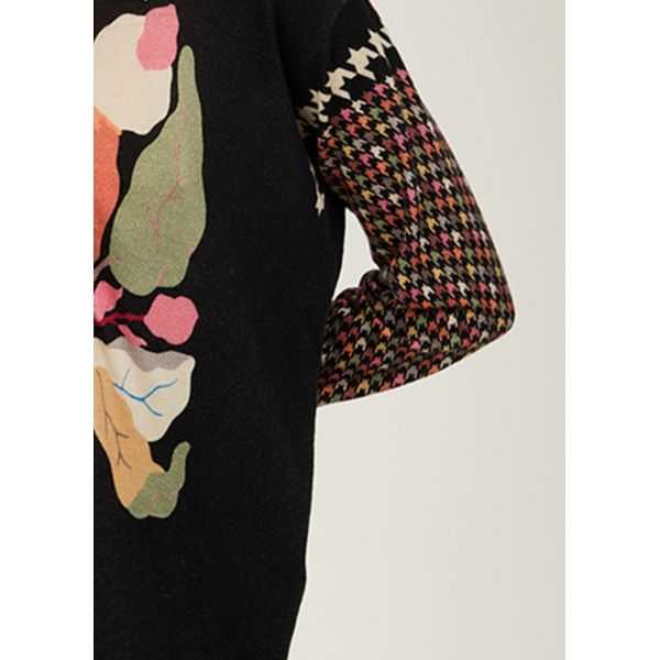 Korean jacket with Pop print double use