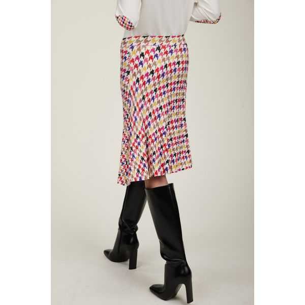 Kilt con stampa Pop