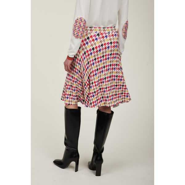 Kilt con stampa Pop