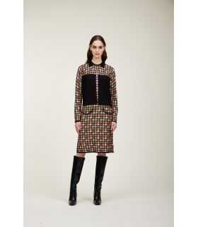 Jacket with Pop print