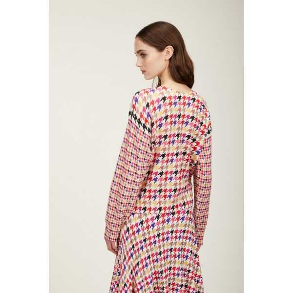 Maglia girocollo oversize con stampa Pop