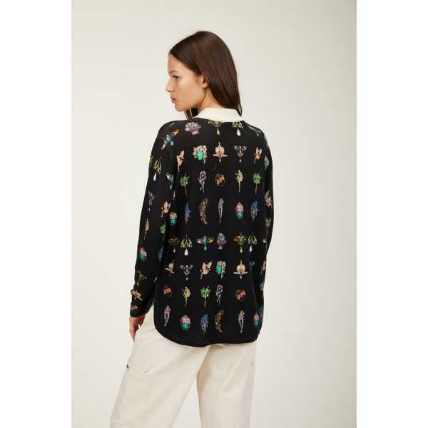 Maglia polo con stampa Bijoux