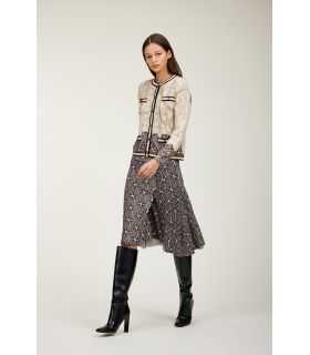 Giacca chanel con stampa Gold