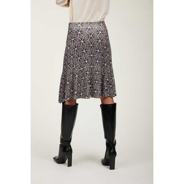 Kilt con stampa Gold