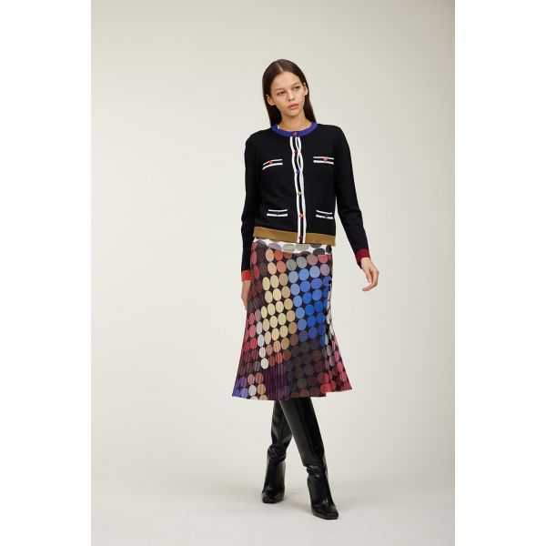 Giacca chanel con bardi rigati