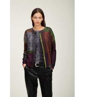 Twin set with Cocco patch print
