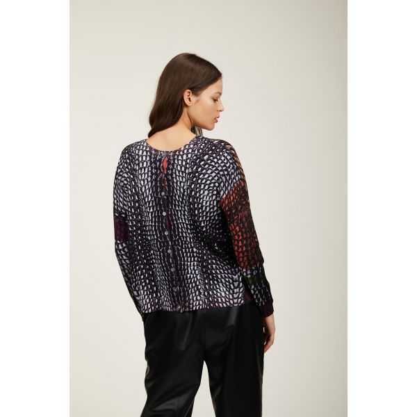 Giacca coreana con stampa Cocco patch double use