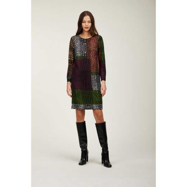 Dress with double use Cocco patch print