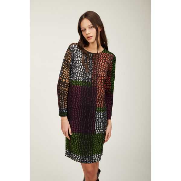 Dress with double use Cocco patch print