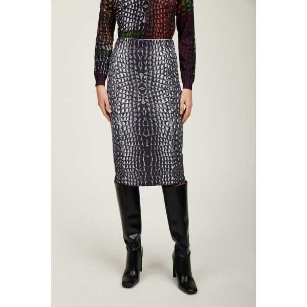 Skirt with Cocco black print