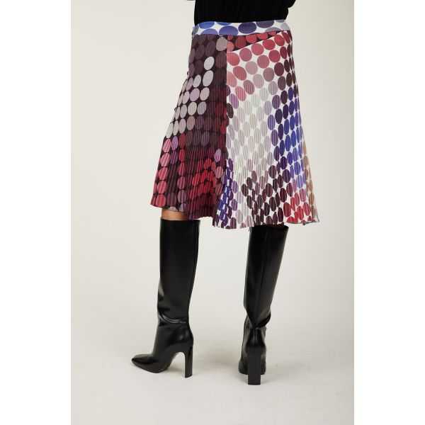Kilt con stampa Dots