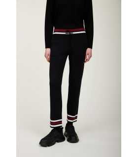 Pantaloni con bordi rigati