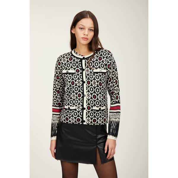 Chanel jacket with Batik print