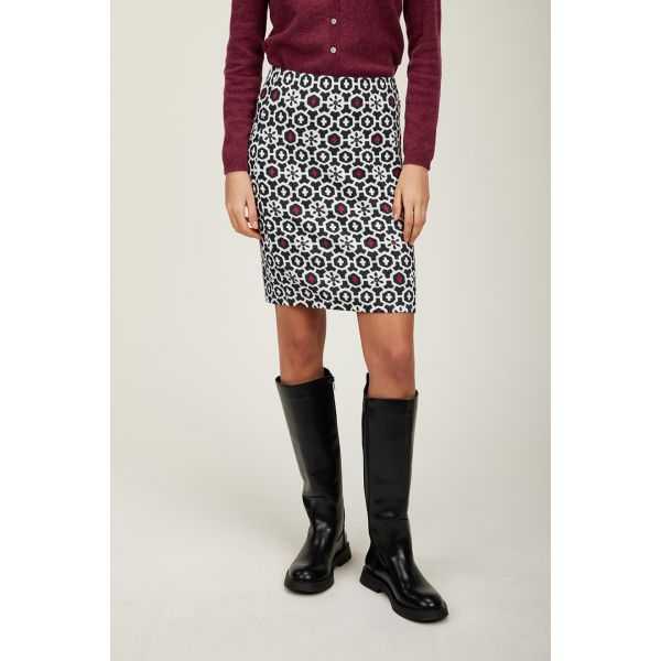 Skirt with Batik print