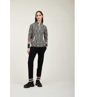 Giubbotto zip stampa Batik