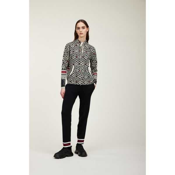 Giubbotto zip stampa Batik