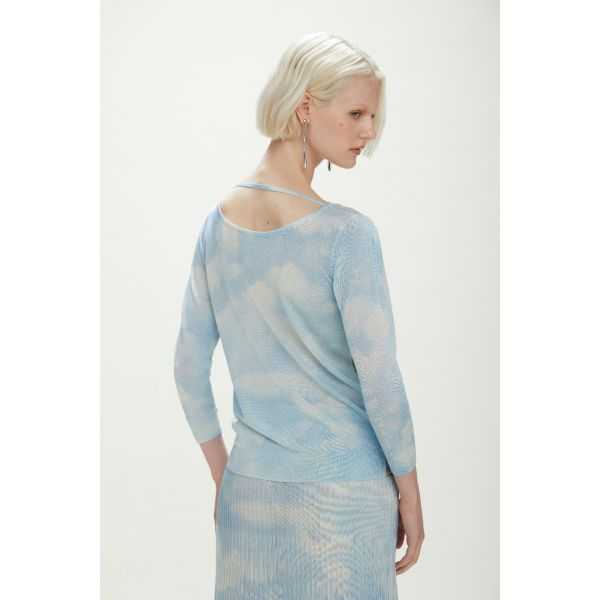 Light jumper with Jungle print double use