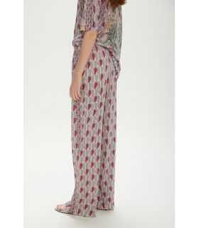 Pantaloni ampi stampa Hearts