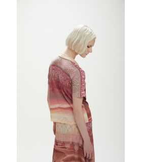 Short sleeve shirt with Desert print