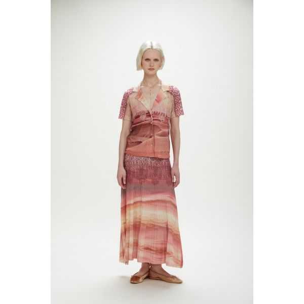 Short sleeve shirt with Desert print