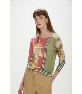 Light jumper poitelle with print double-use