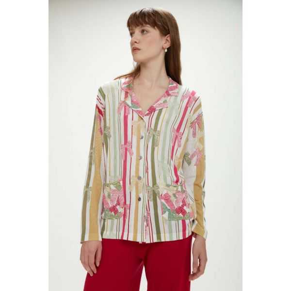 Pyjamas shirt with print