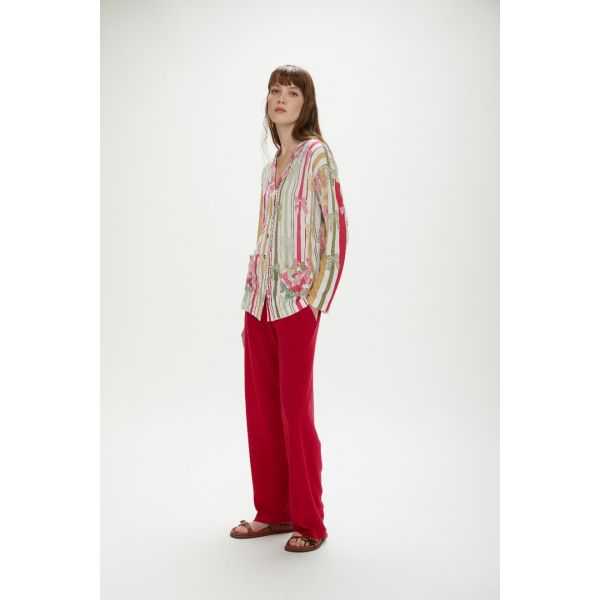 Pyjamas shirt with print
