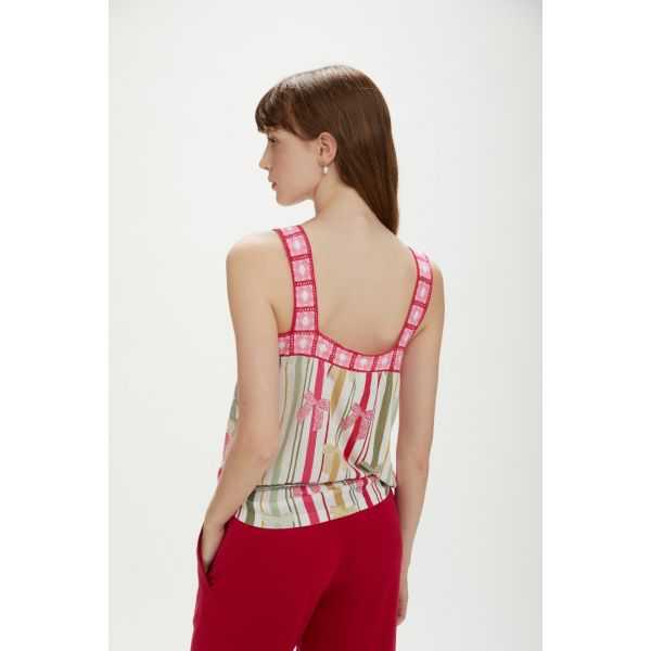 Printed tank top double use