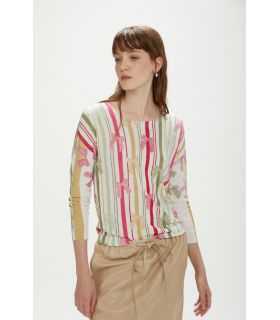 Pullover leggero, stampa Ribbon double use