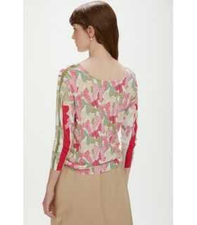 Pullover leggero, stampa Ribbon double use