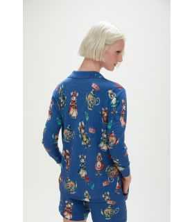 Shirt oversized fit with Fantasy print