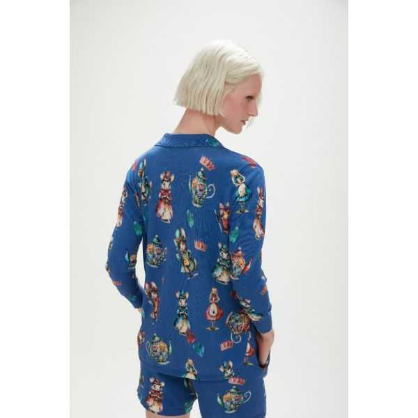 Shirt oversized fit with Fantasy print