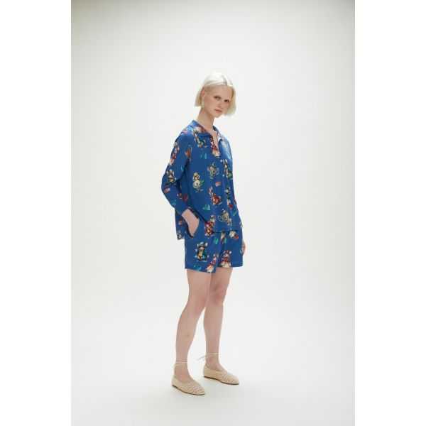 Shirt oversized fit with Fantasy print