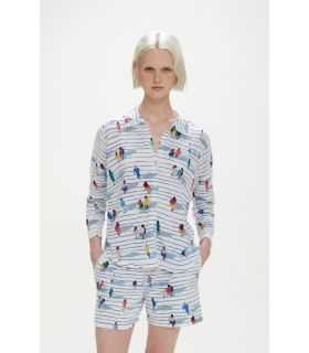 Shirt with People print