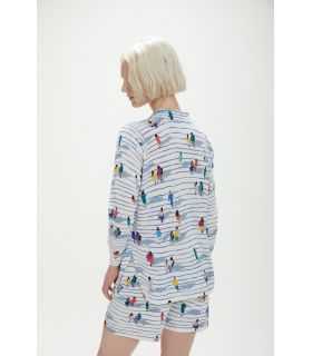 Shirt with People print