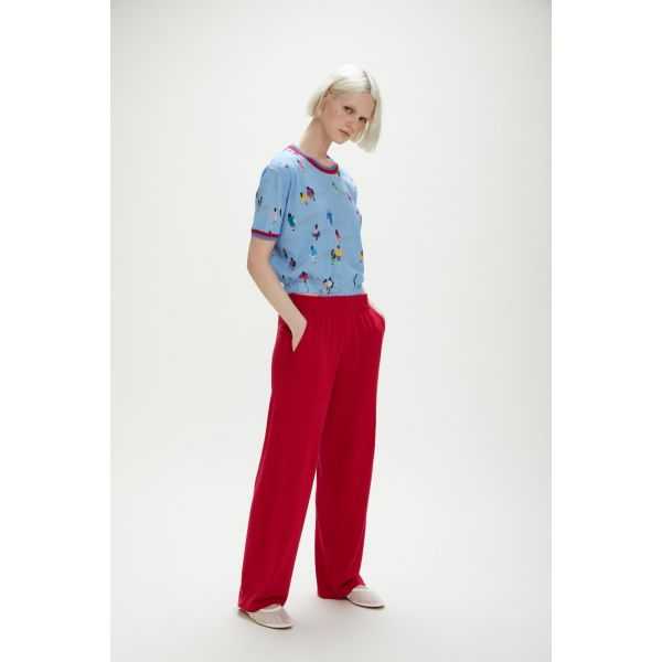 Knitwear t-shirt with People print