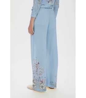 Pantaloni con Stampa Floreale