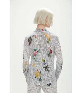 Jacket Shirt with Spring print