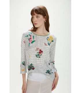 Printed versatile oversize jumper