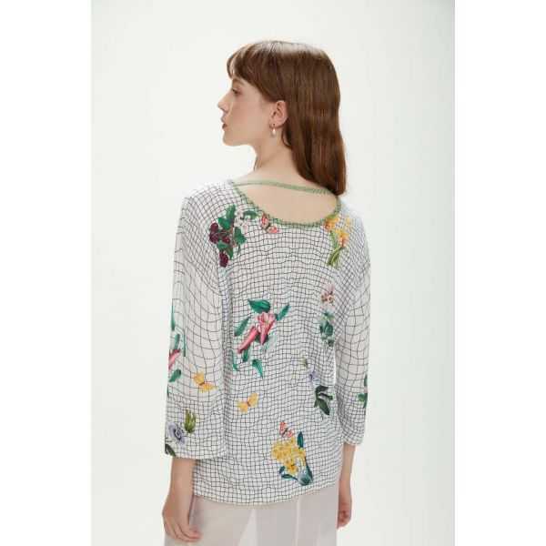 Printed versatile oversize jumper