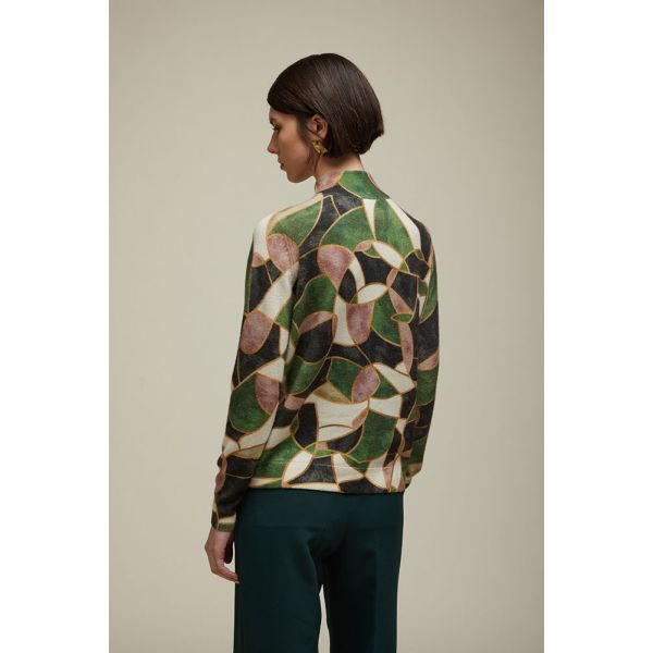 Jacket with Mosaic print