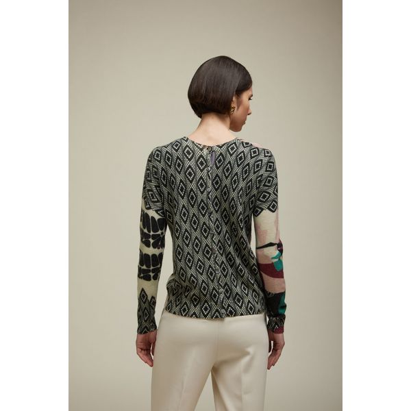 Cardigan with Lace design double use