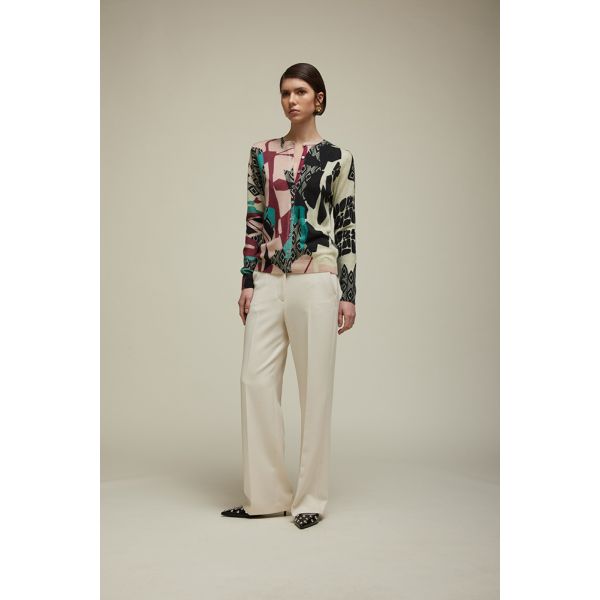 Cardigan with Lace design double use