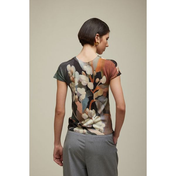 Twin set with Camouflage pattern